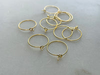 Earring hoops (20 pcs)