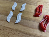 Earring cutters and hair barrette