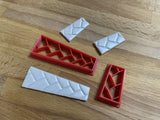 Earring studs and hair barrette