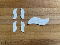 Earring cutters and hair barrette