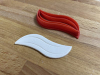Earring cutters and hair barrette