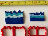 Wave lines, 3D ocean