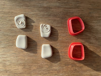 Abstract Square Studs