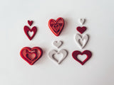 Hearts with a cut out center