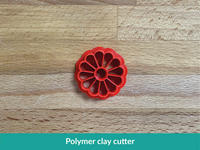 Flower, cut-out center