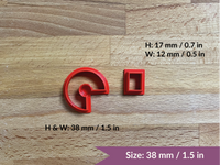 Set of cutters