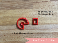Set of cutters