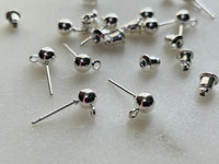 Ball studs with backs, 5mm (20 pcs)