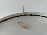 Hooks | Real Gold Plated Brass (2pcs)