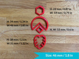 Set of cutters
