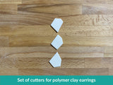 Set of cutters - pebbles, stones, studs
