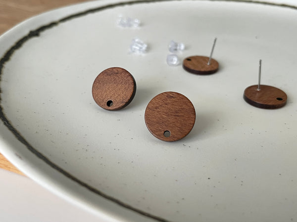 wood jewellery findings