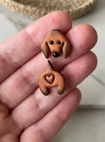 sausage dog polymer clay cutter