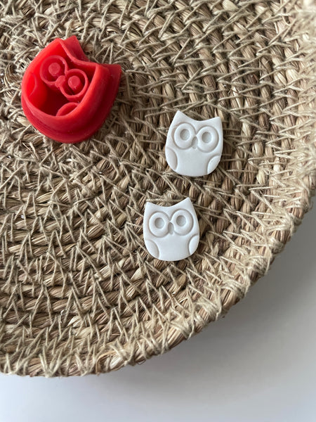 polymer clay cutters owl