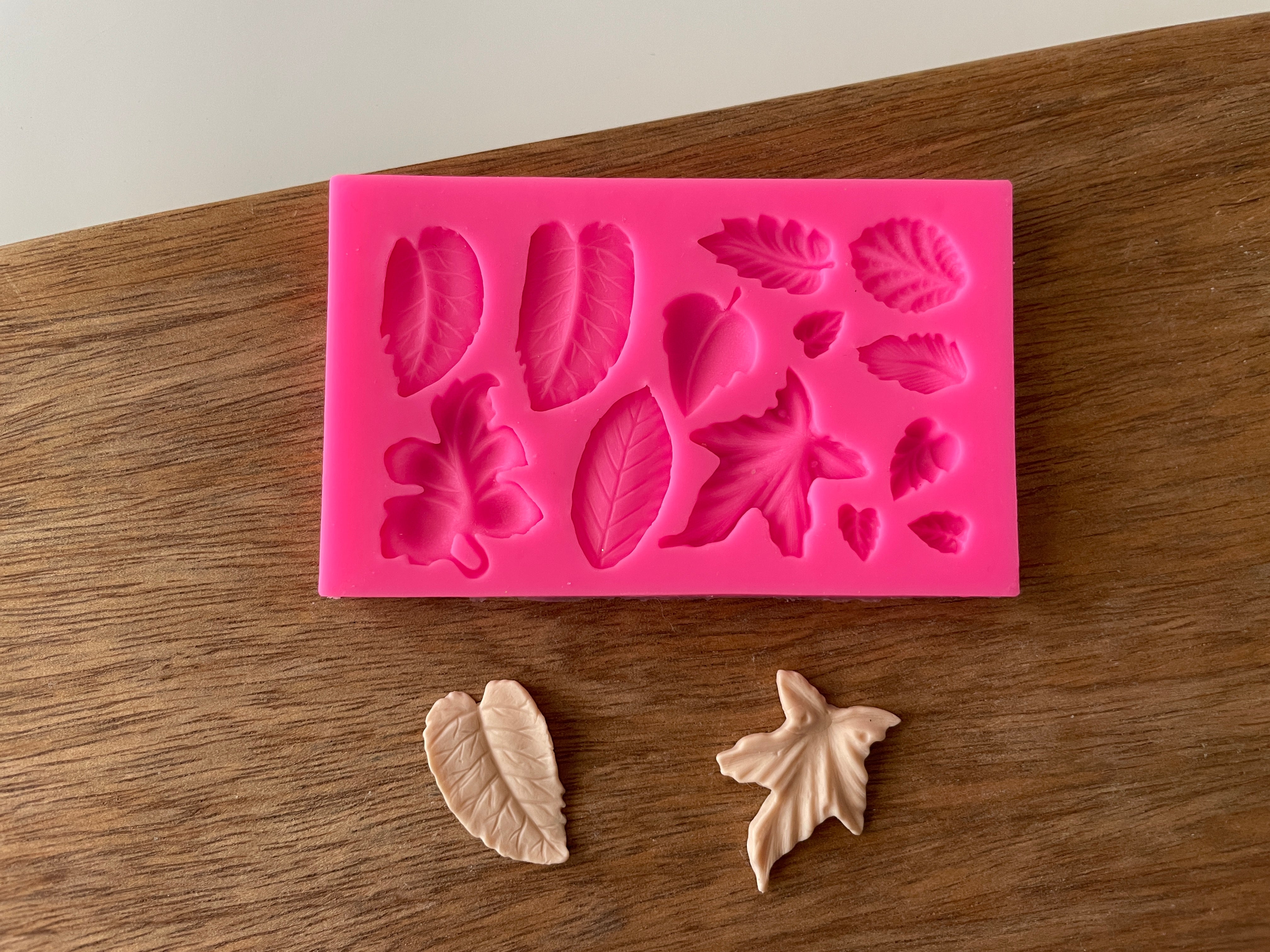 leaf fondant mold